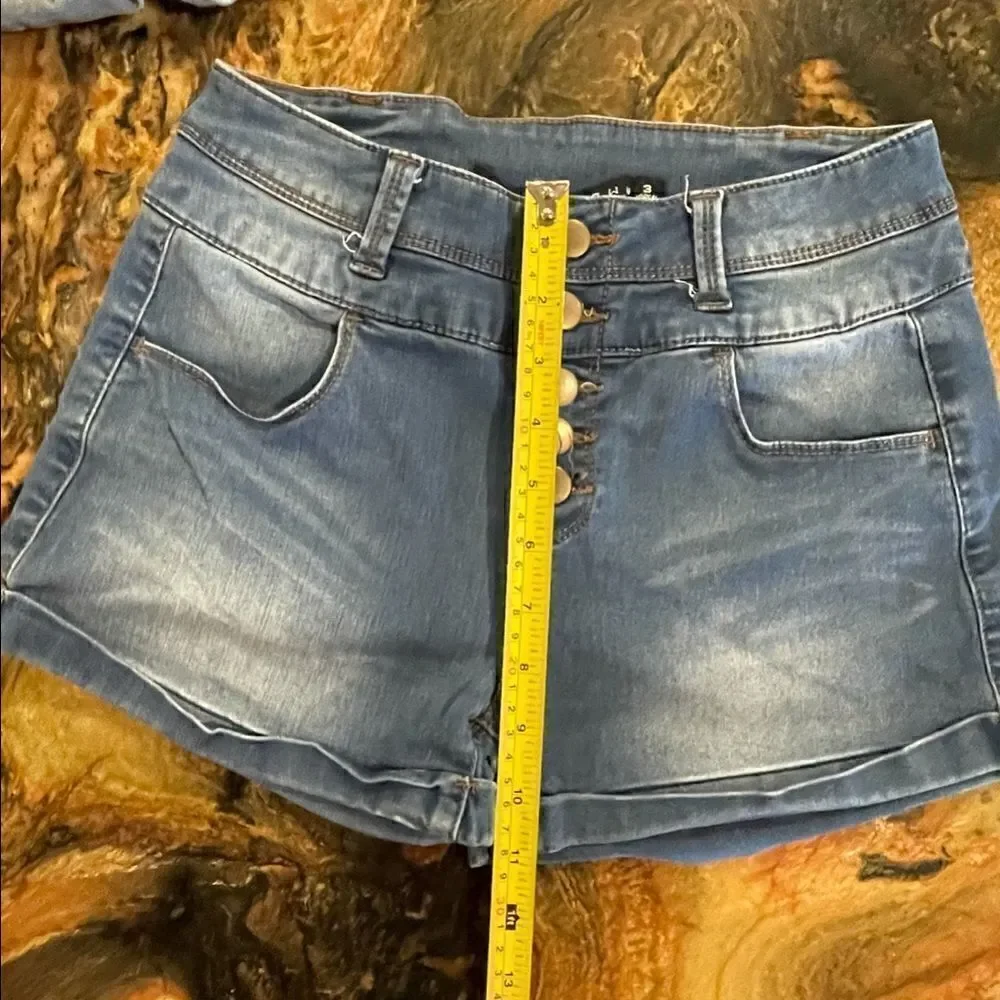 Jean shorts lot sz 3/27 forever 21 acid wash
